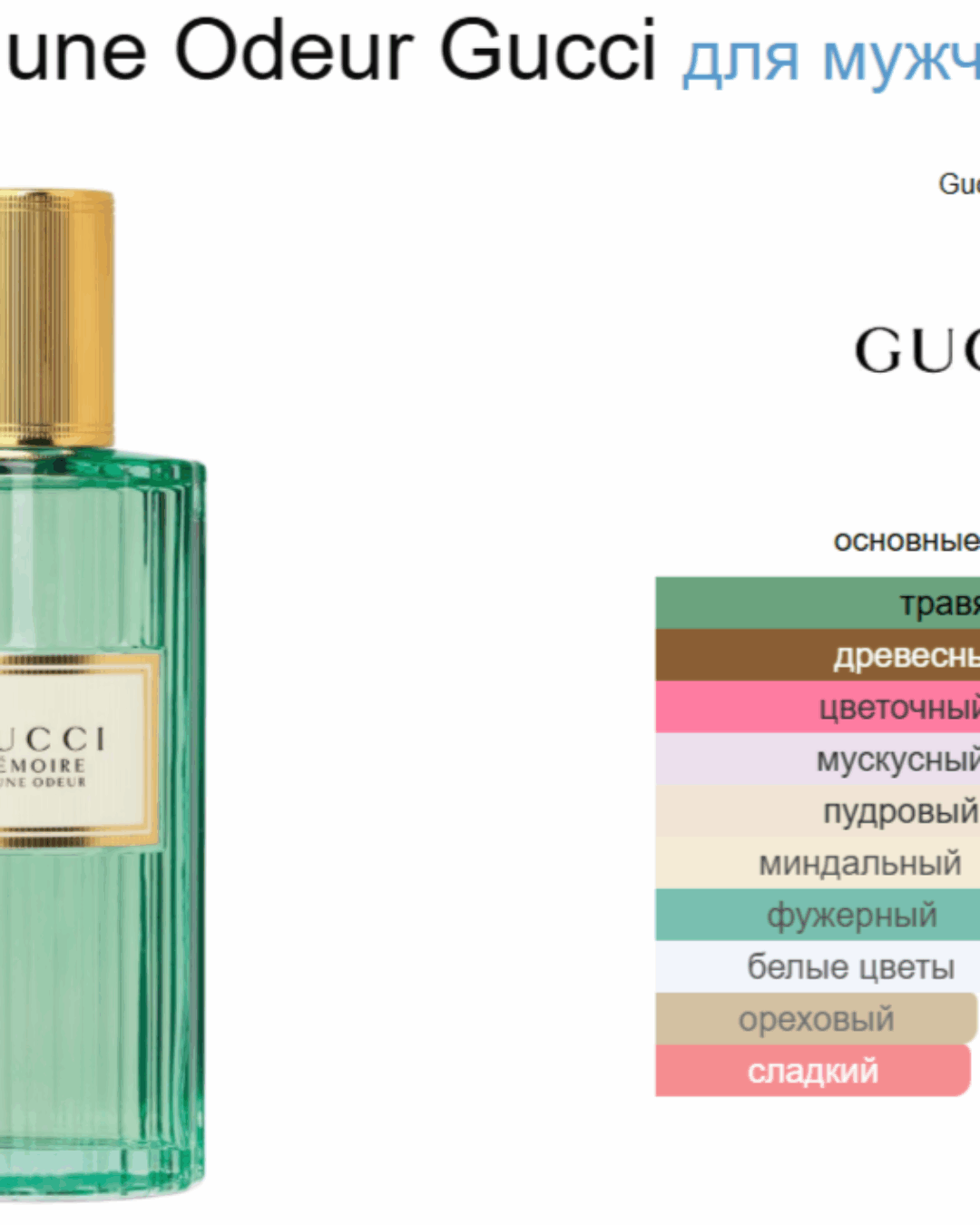 Парфюм Gucci Memoire — изображение 8