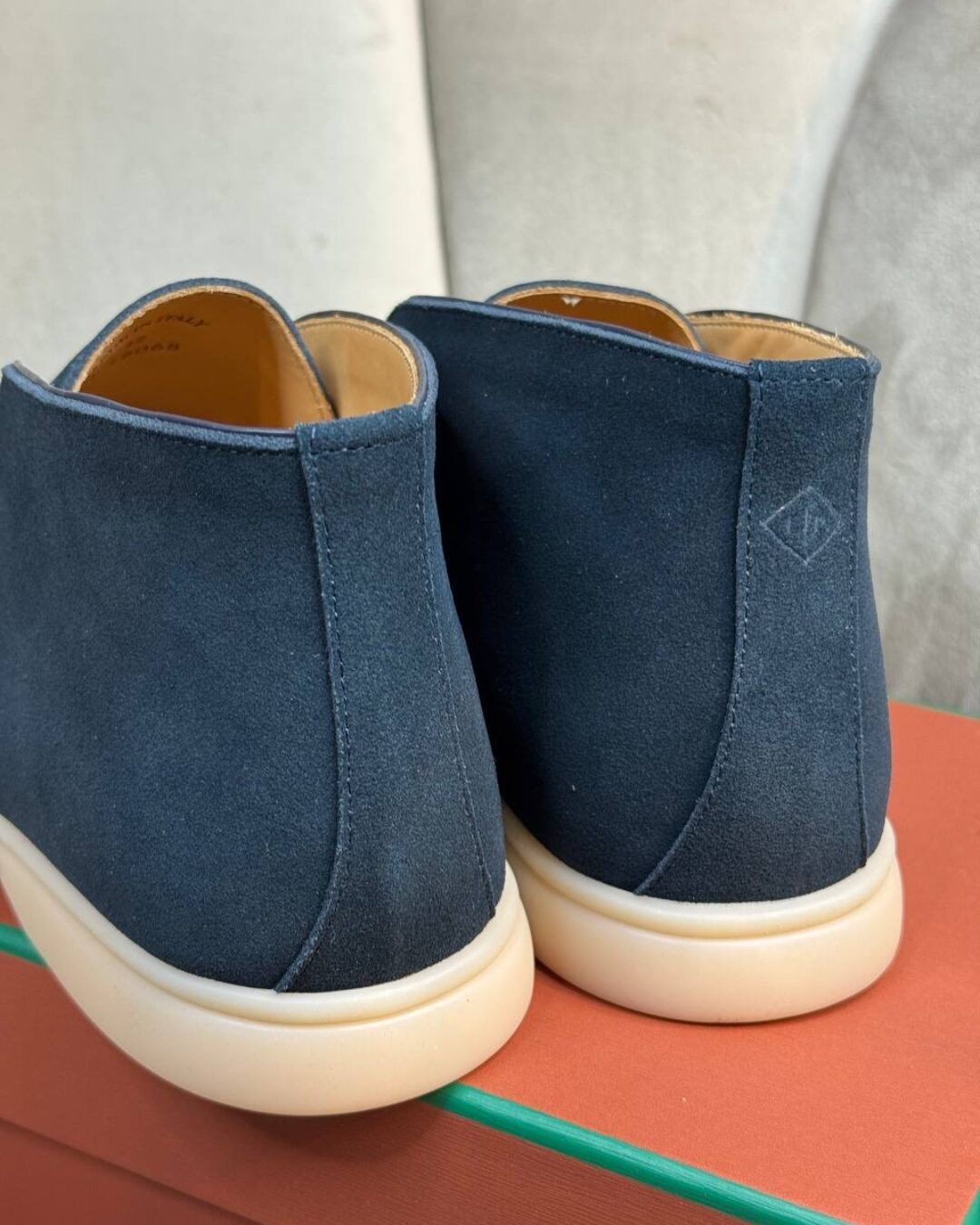 Лоферы Loro Piana Navy Blue — изображение 6