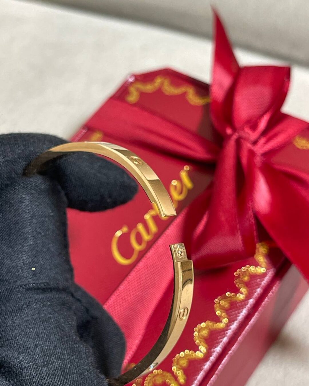 Браслет Cartier Love (тонкий)(камни) — изображение 4