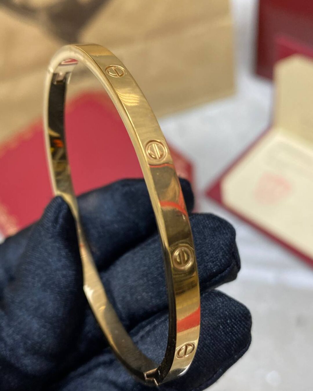 Браслет Cartier Love (тонкий) — изображение 4