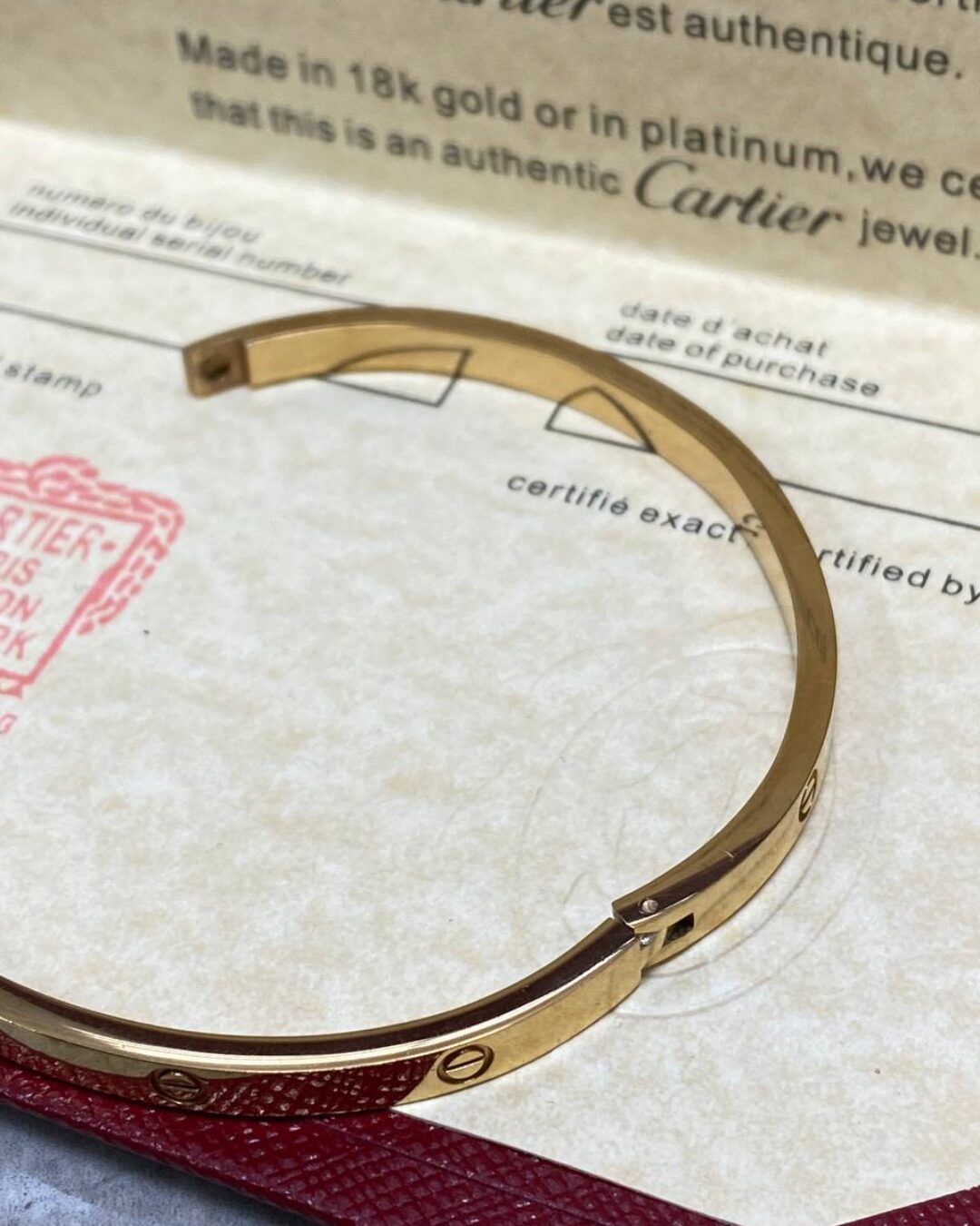 Браслет Cartier Love (тонкий) — изображение 7