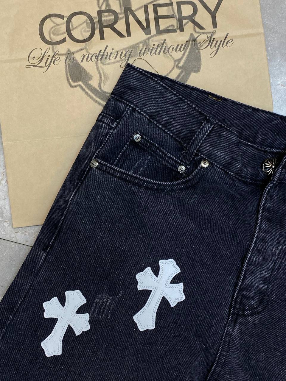 Джинсы Chrome Hearts — фото 4