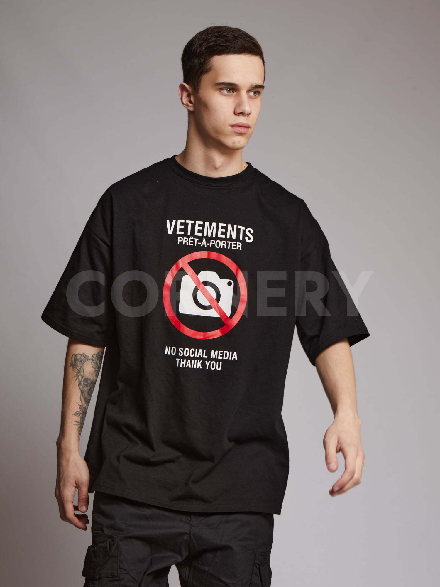 Футболка Vetements No Social Media — фото 5