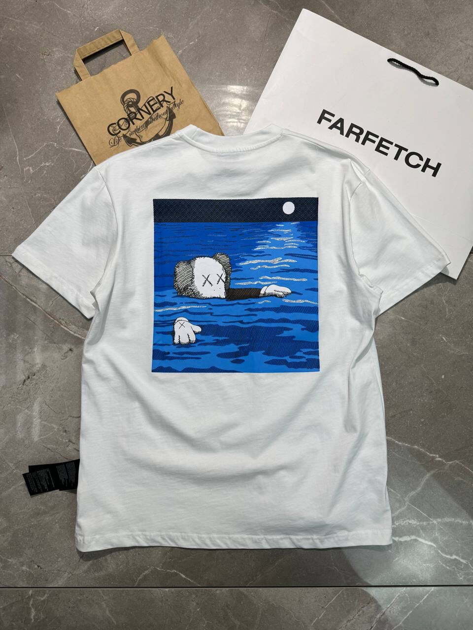 Футболка Off White x Kaws — фото 3