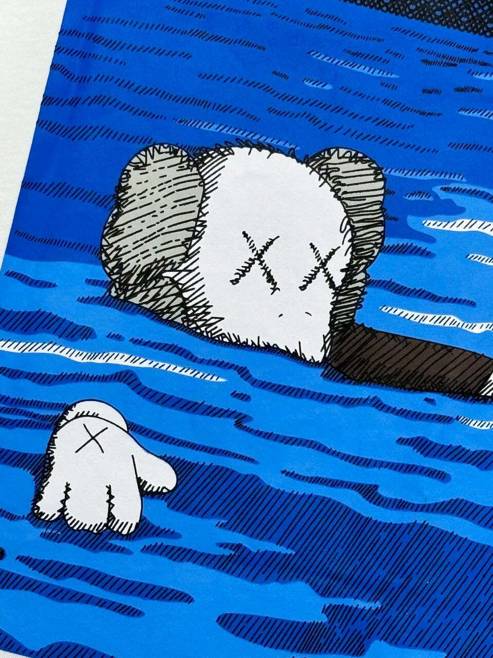 Футболка Off White x Kaws — фото 10