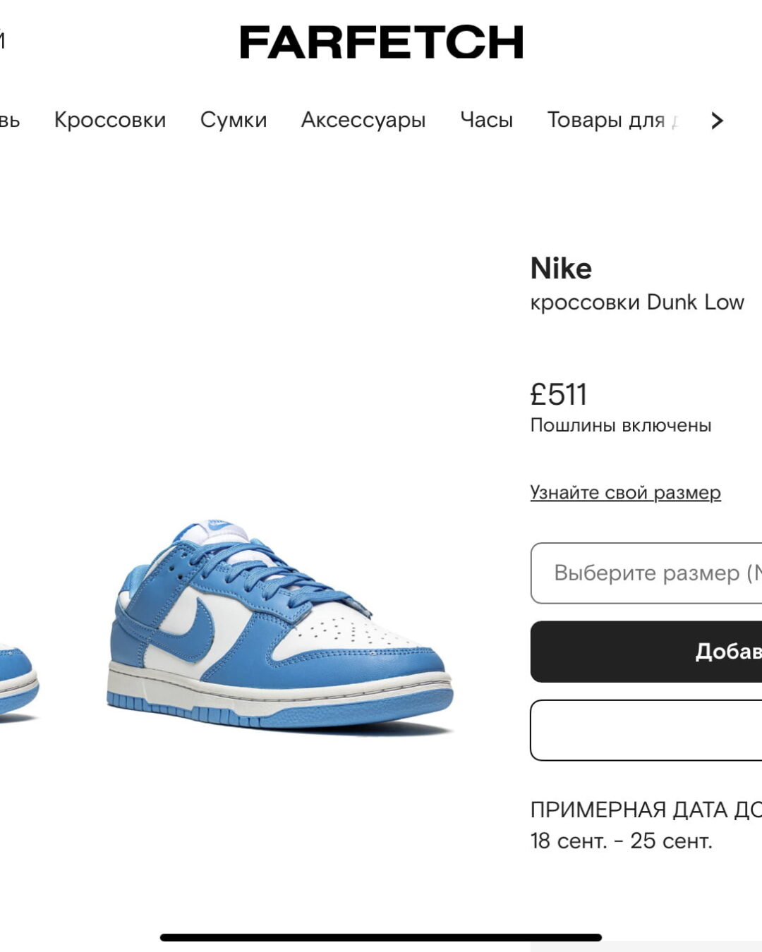 Кеды Nike Dunk Low Coast — изображение 9
