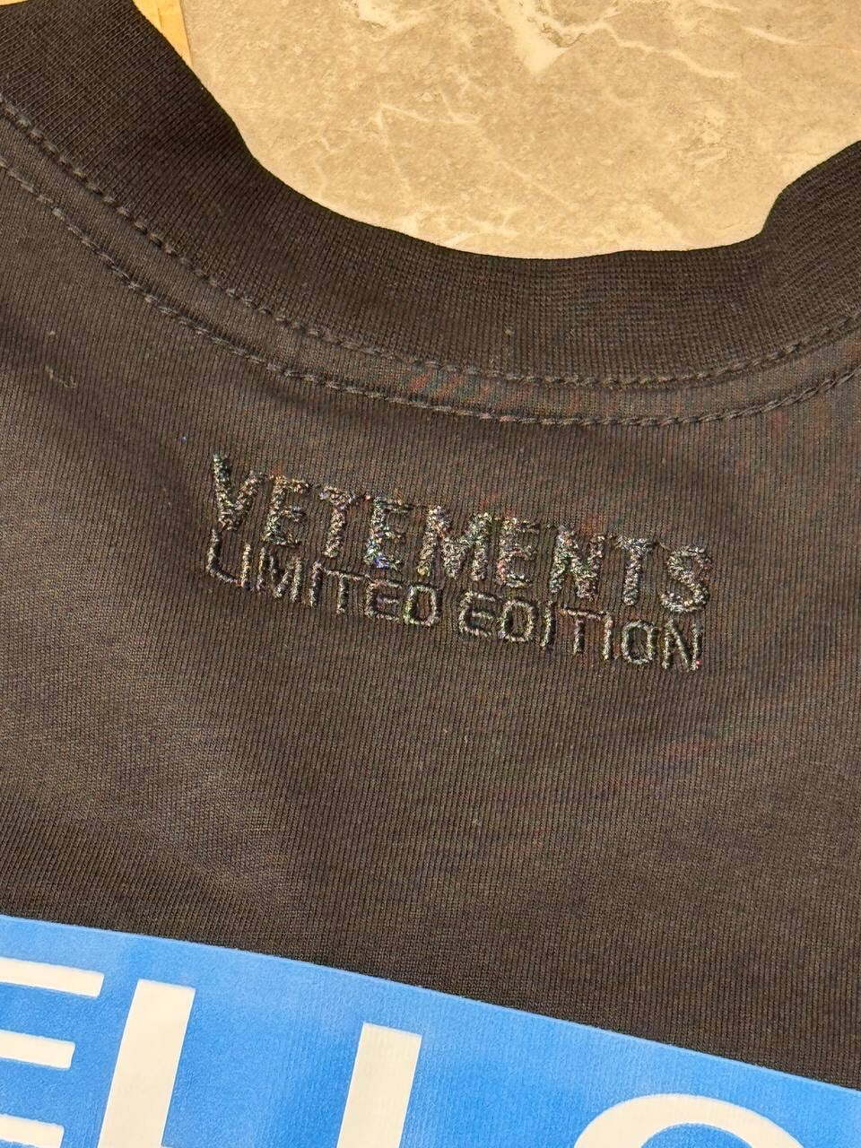 Футболка Vetements My Name Is — фото 10