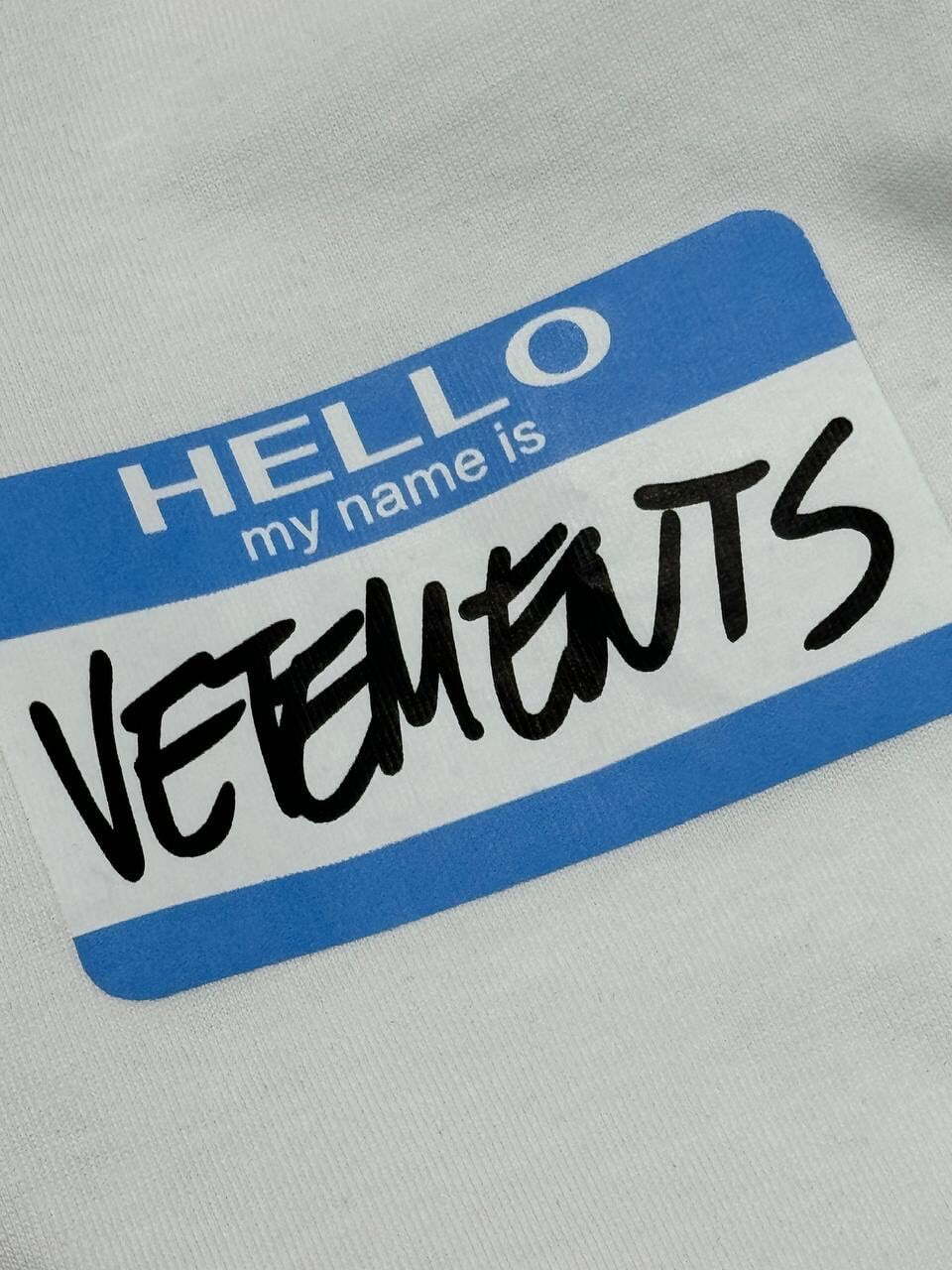 Футболка Vetements My Name Is — фото 6