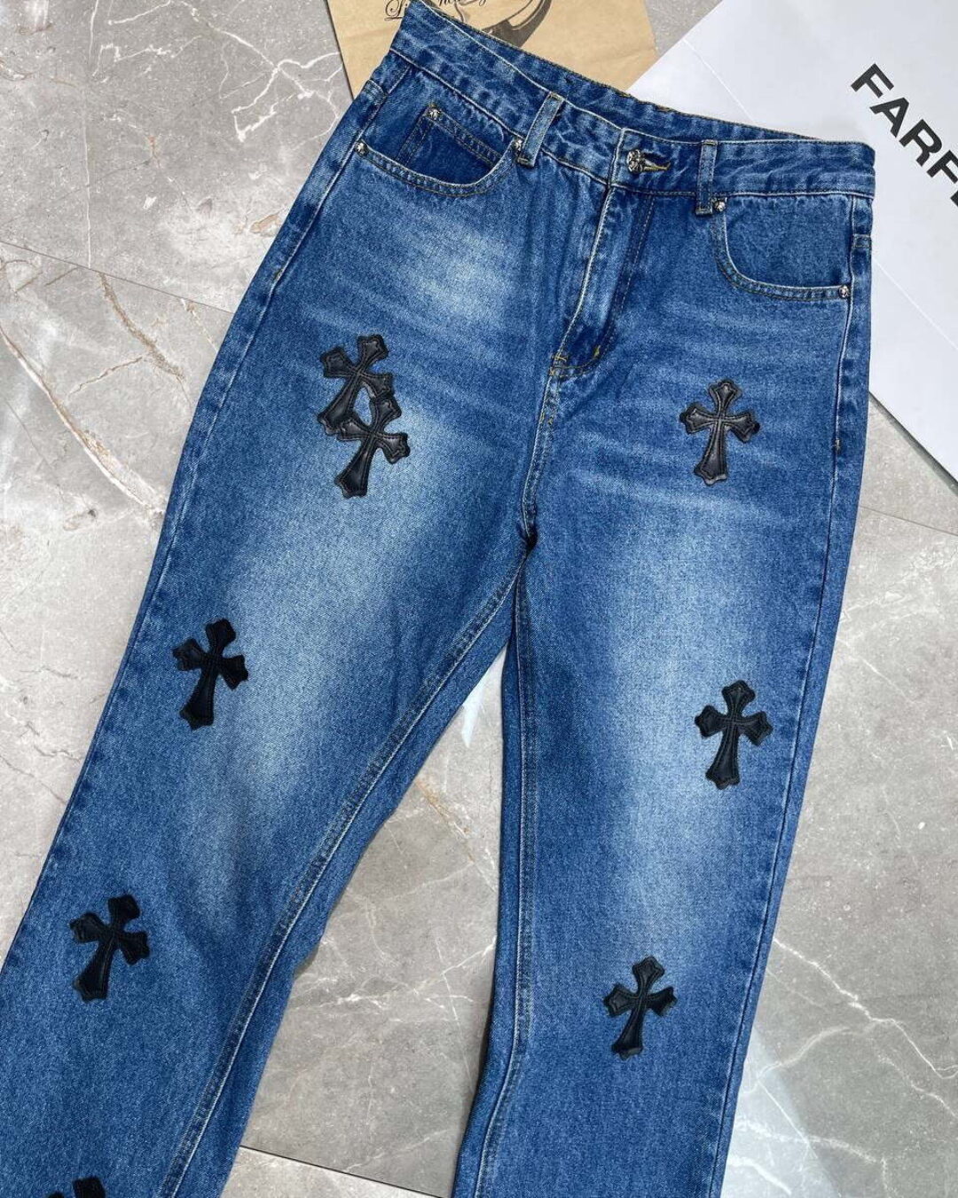 Джинсы Chrome Hearts — изображение 5