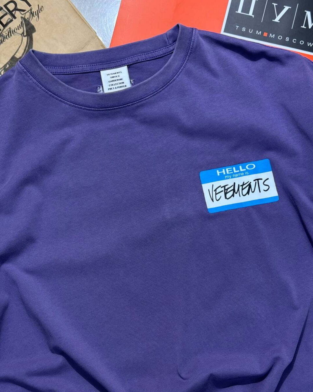 Футболка Vetements My Name Is — изображение 4