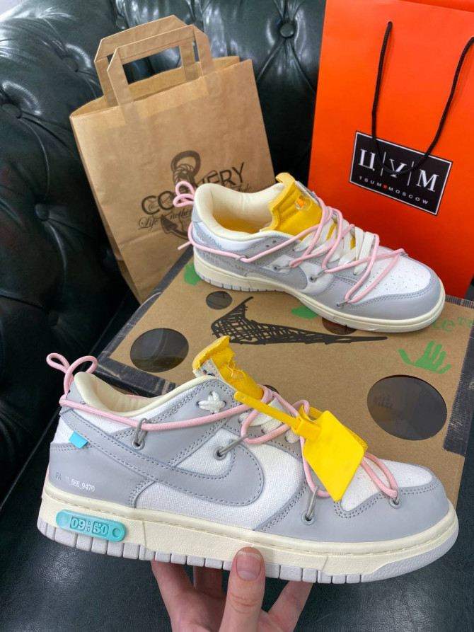 Кеды Off-White x Nike Dunk Low 02 of 50 — изображение 2
