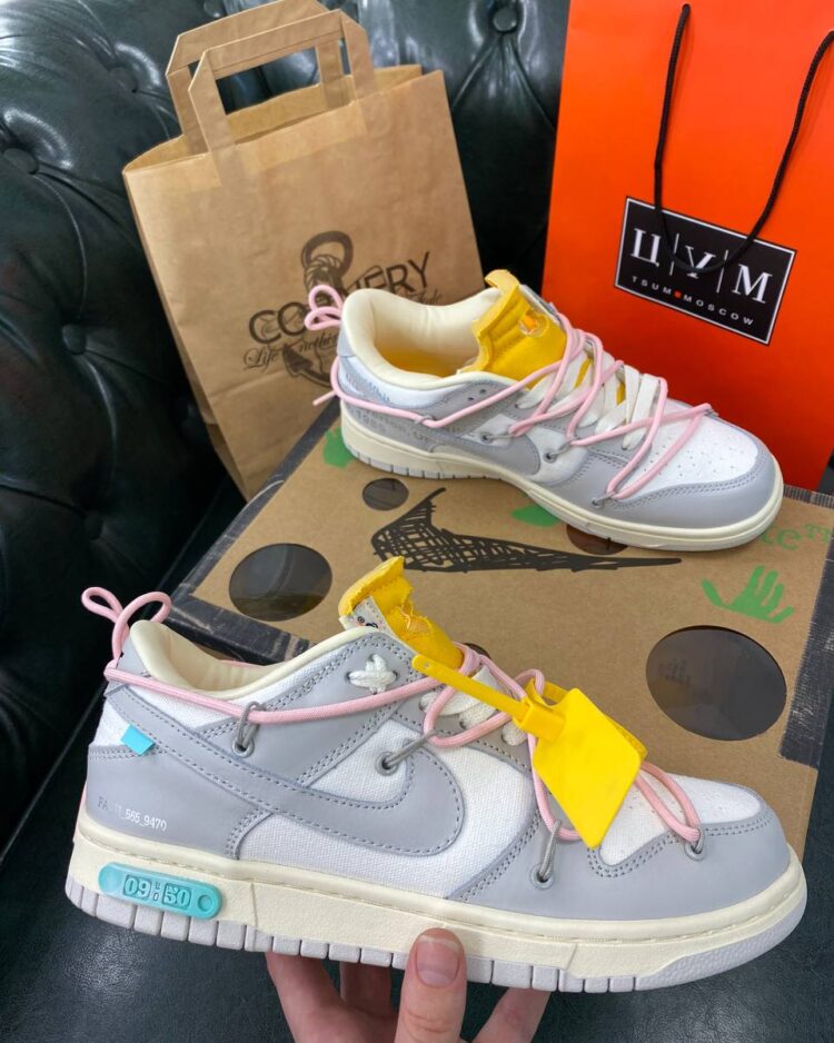 Кеды Off-White x Nike Dunk Low 02 of 50 — фото 2