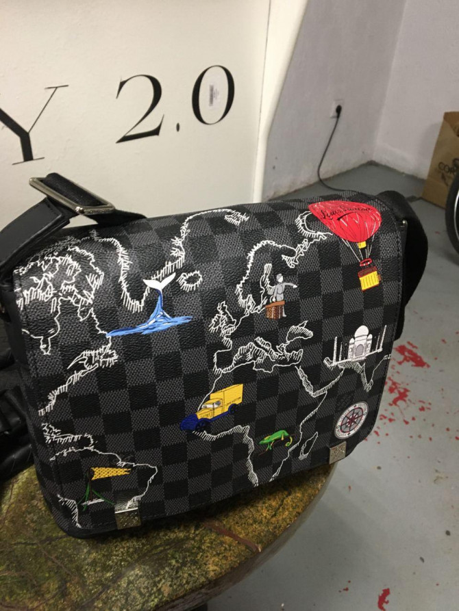 Сумка Louis Vuitton Damier Graphite — изображение 3