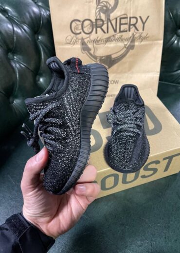 Yeezy 350 Kids "Black Reflective"
