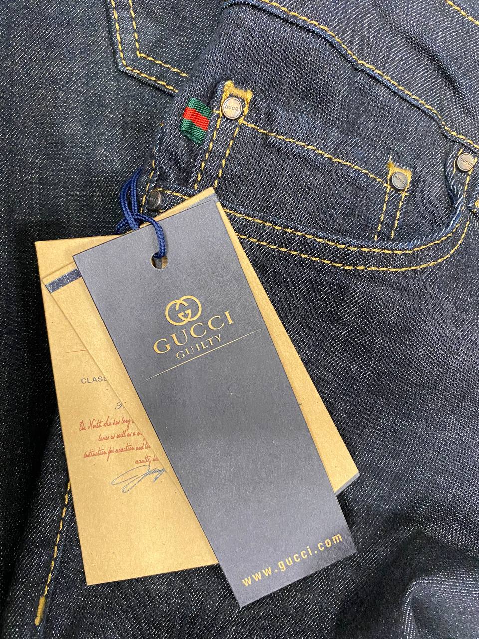 Джинсы Gucci — фото 5