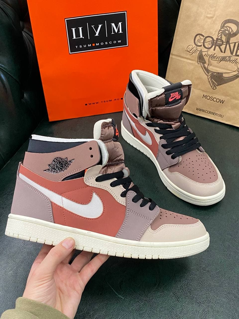 Кроссовки Jordan 1 Zoom Comfort Canyon Rust — фото 9