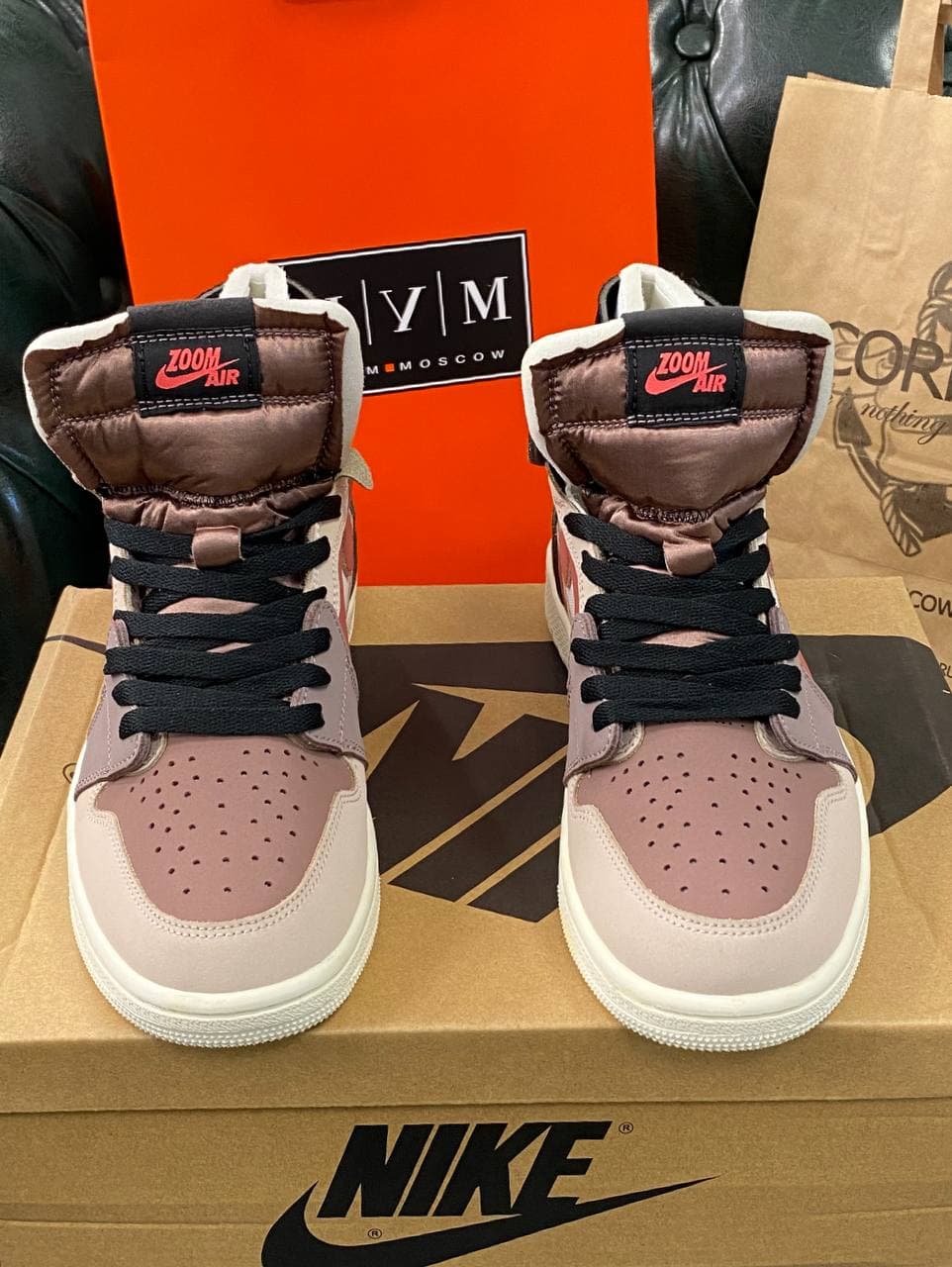 Кроссовки Jordan 1 Zoom Comfort Canyon Rust — фото 8