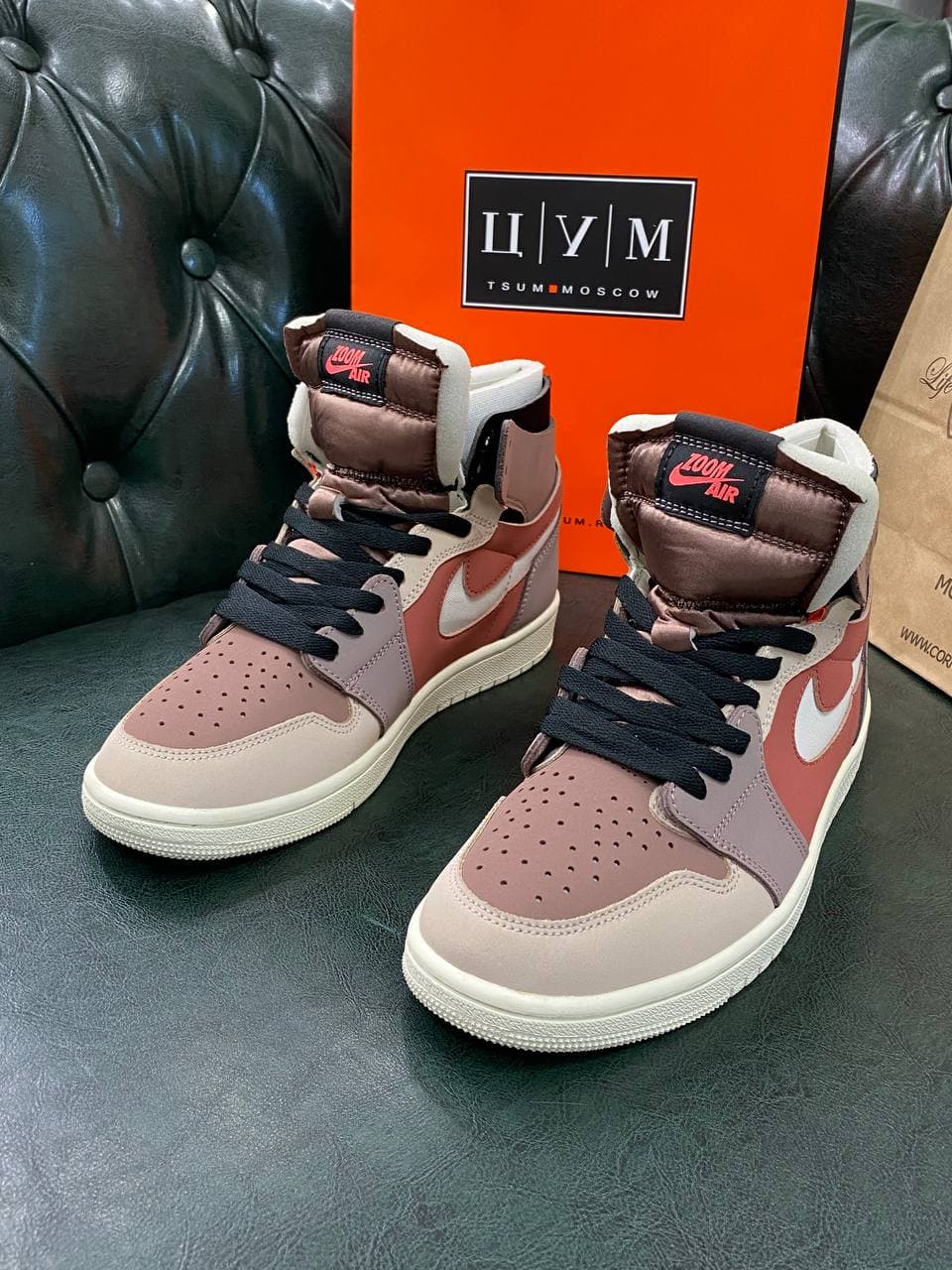 Кроссовки Jordan 1 Zoom Comfort Canyon Rust — фото 7