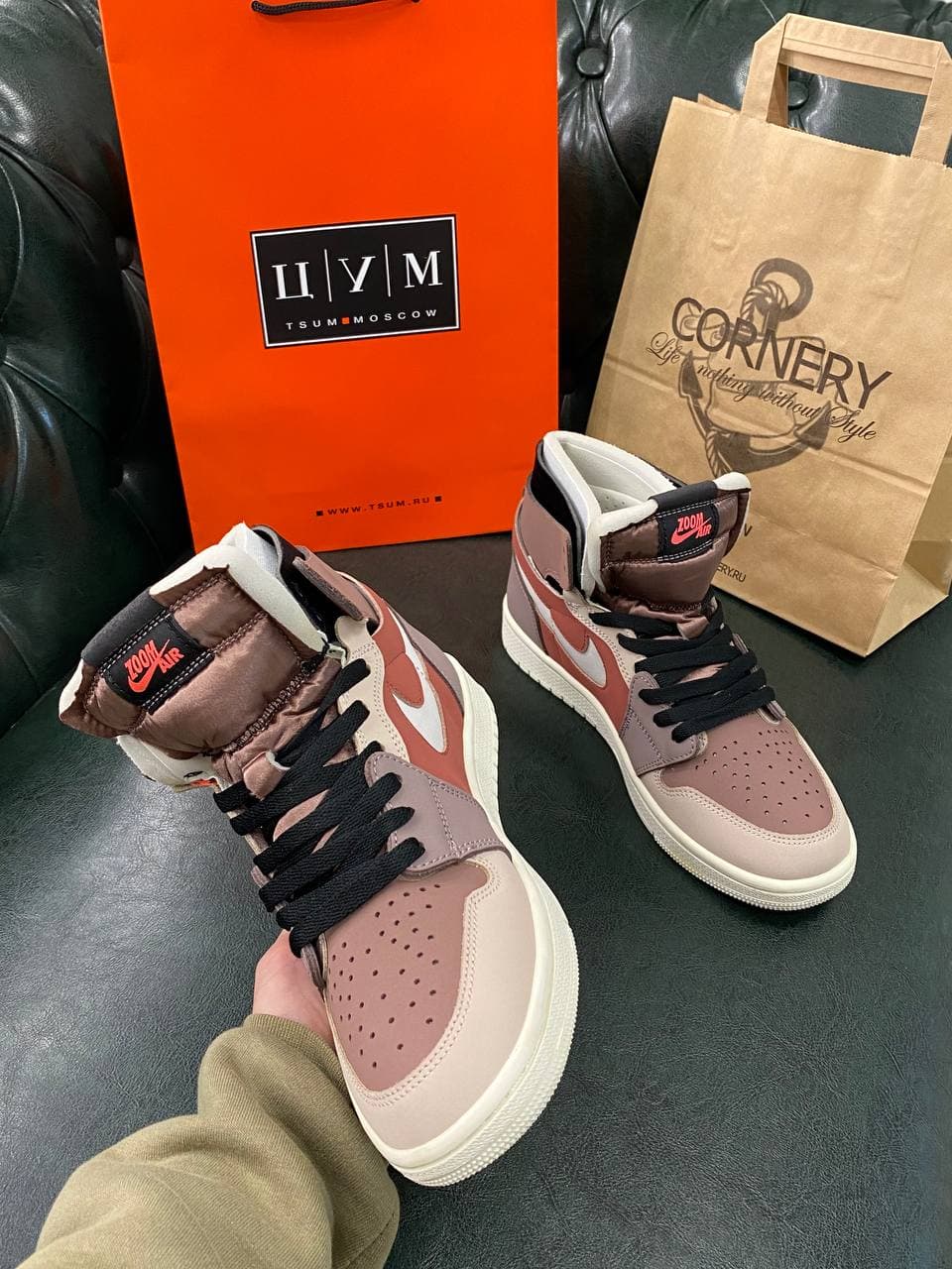 Кроссовки Jordan 1 Zoom Comfort Canyon Rust — фото 6