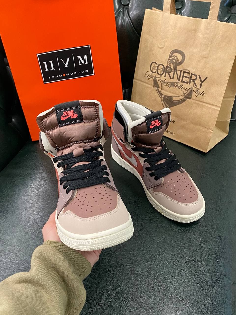 Кроссовки Jordan 1 Zoom Comfort Canyon Rust — фото 4