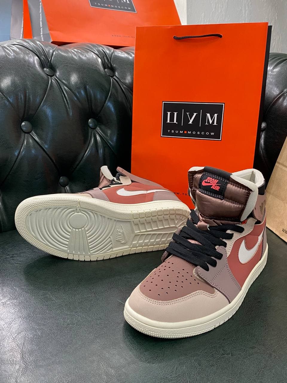 Кроссовки Jordan 1 Zoom Comfort Canyon Rust — фото 3