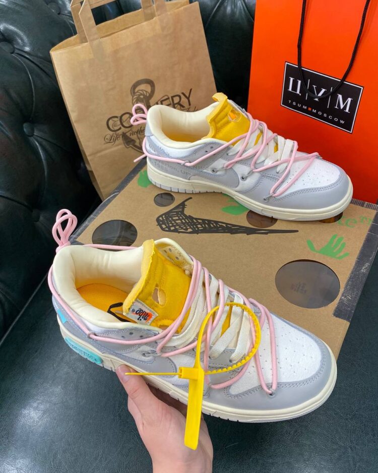 Кеды Off-White x Nike Dunk Low 02 of 50 — фото 8