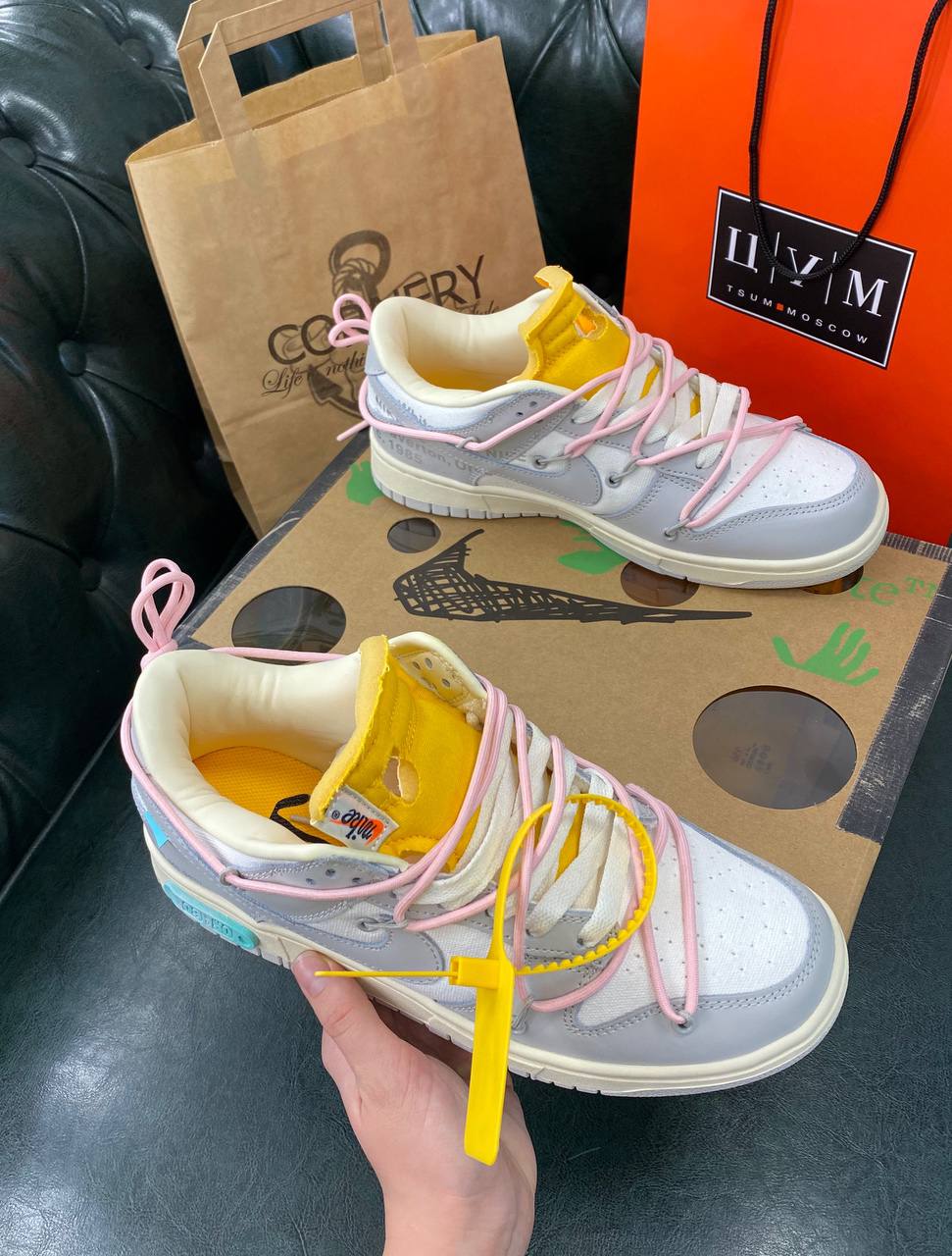 Кеды Off-White x Nike Dunk Low 02 of 50 — фото 8