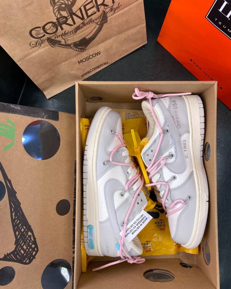 Кеды Off-White x Nike Dunk Low 02 of 50 — фото 7