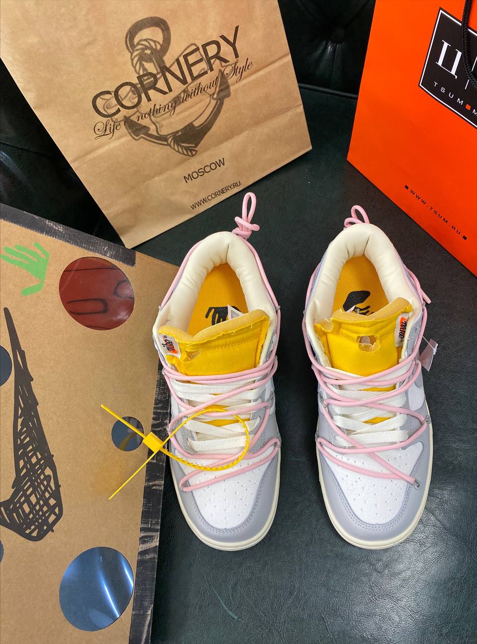 Кеды Off-White x Nike Dunk Low 02 of 50 — фото 4