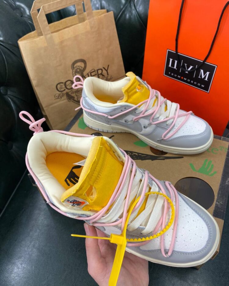 Кеды Off-White x Nike Dunk Low 02 of 50 — фото 5
