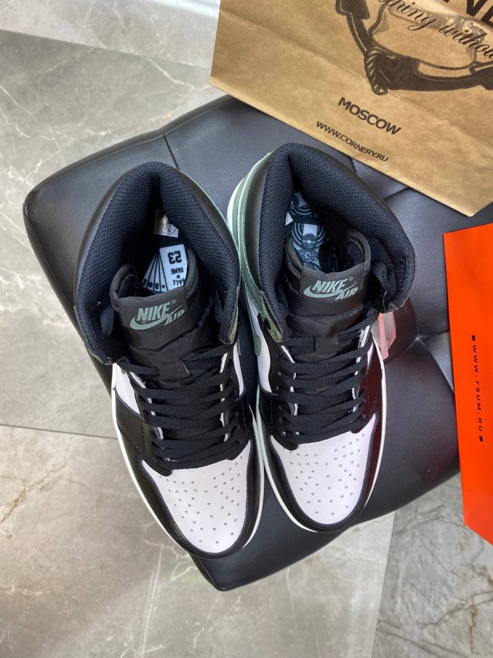 Кроссовки Jordan 1 Retro High Clay Green — фото 5