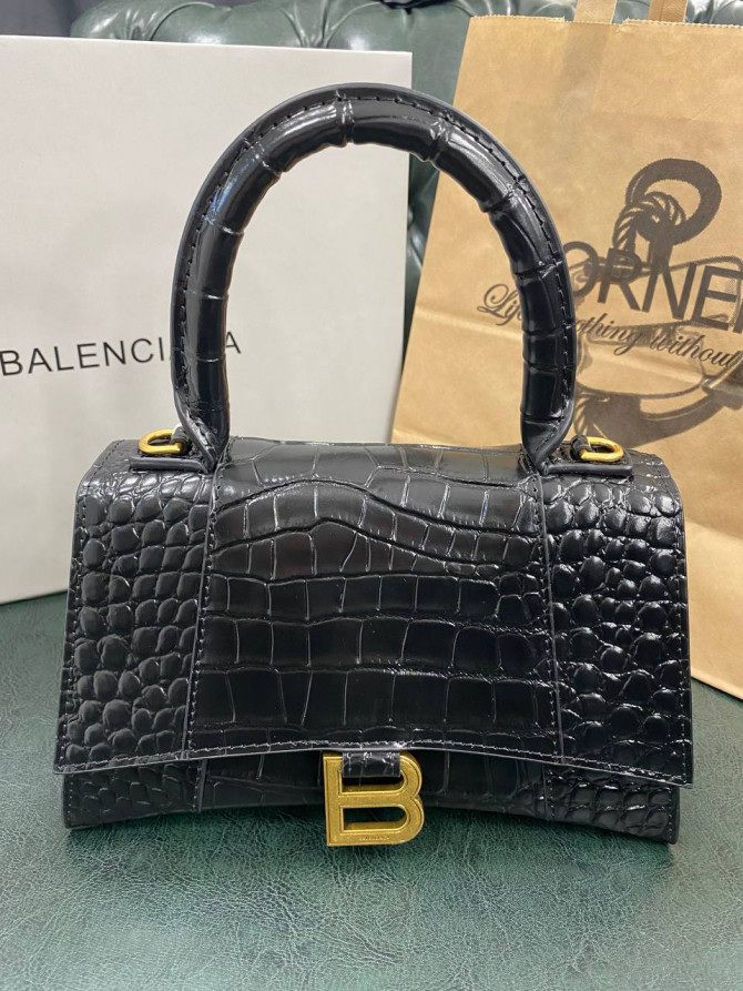 Сумка Balenciaga Crocodile Effect Tote Bag