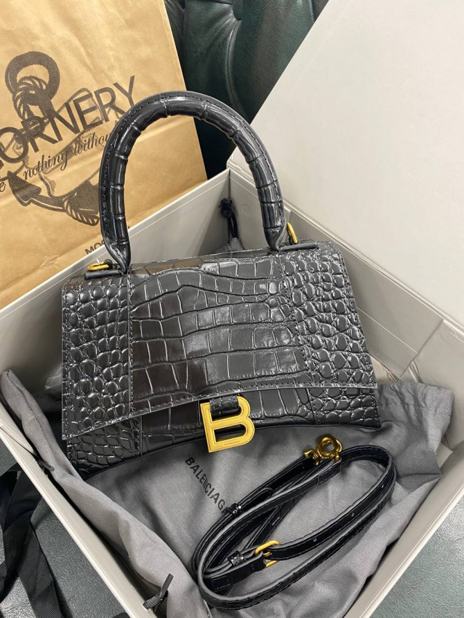 Сумка Balenciaga Crocodile Effect Tote Bag — изображение 7