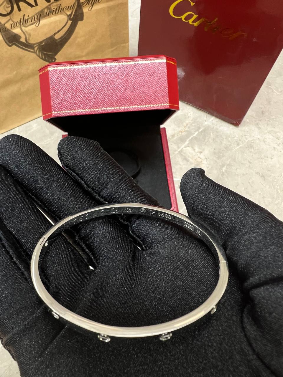 Браслет Cartier Love (тонкий) — фото 2