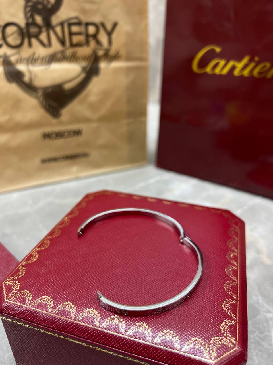 Браслет Cartier Love (тонкий) — фото 7