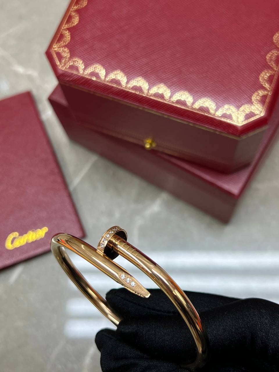 Браслет Cartier Гвоздь (камни) — фото 6