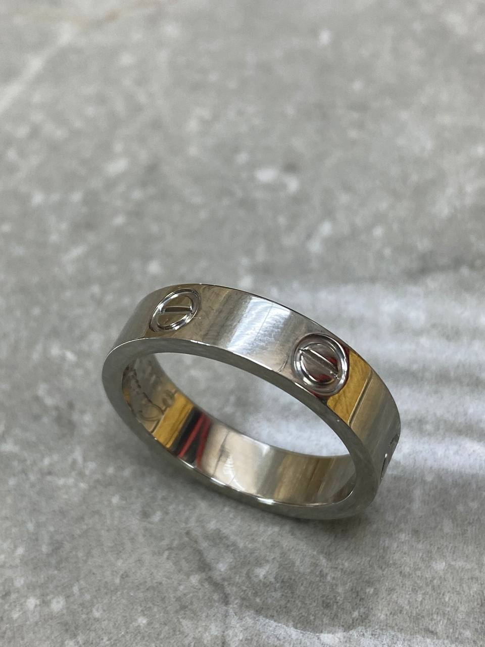 Кольцо Cartier Love (Silver) — фото 3