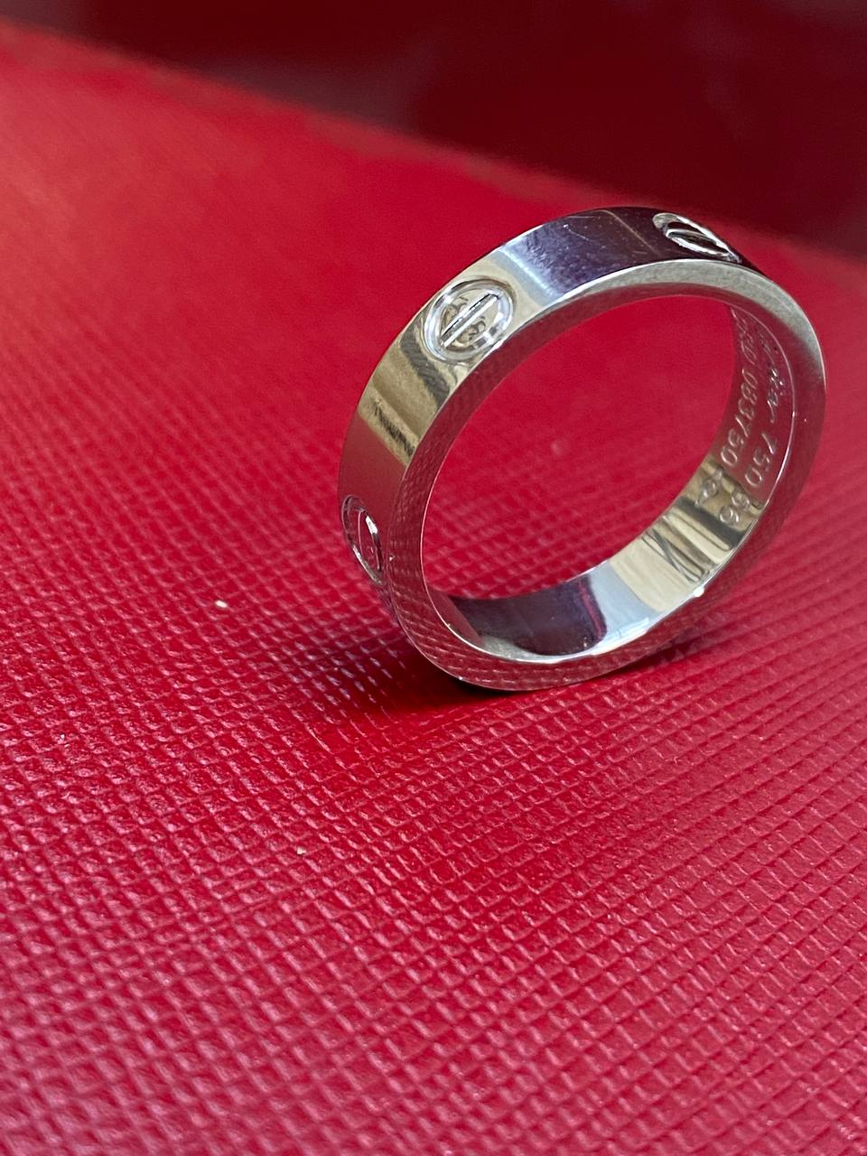 Кольцо Cartier Love (Silver) — фото 2