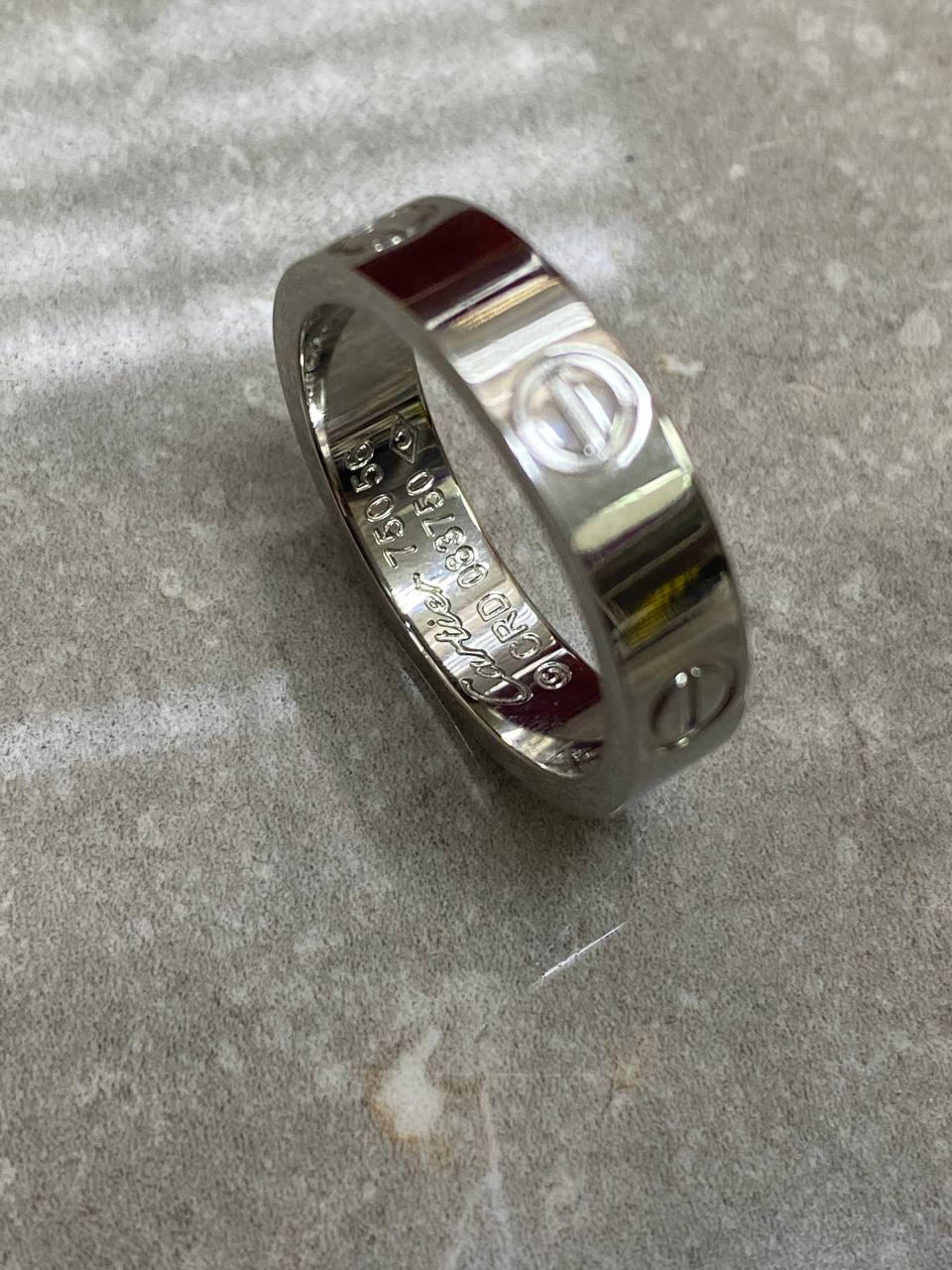 Кольцо Cartier Love (Silver) — фото 5