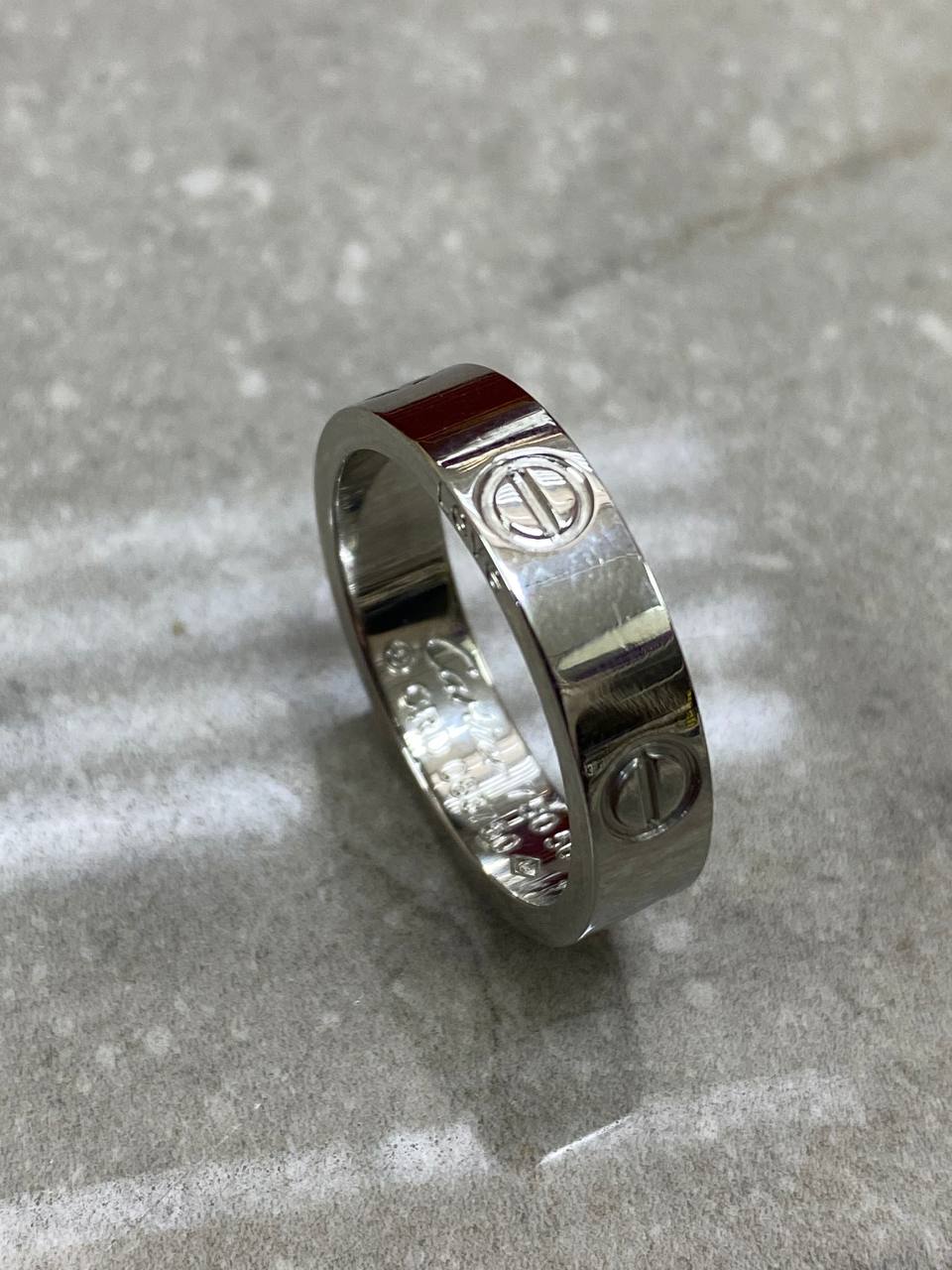 Кольцо Cartier Love (Silver) — фото 7