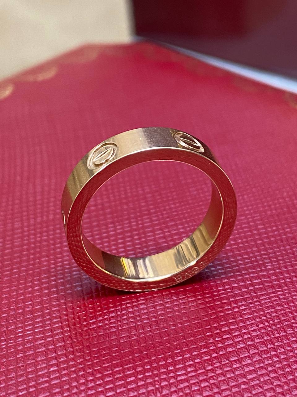 Кольцо Cartier Love (Rose Gold) — фото 3