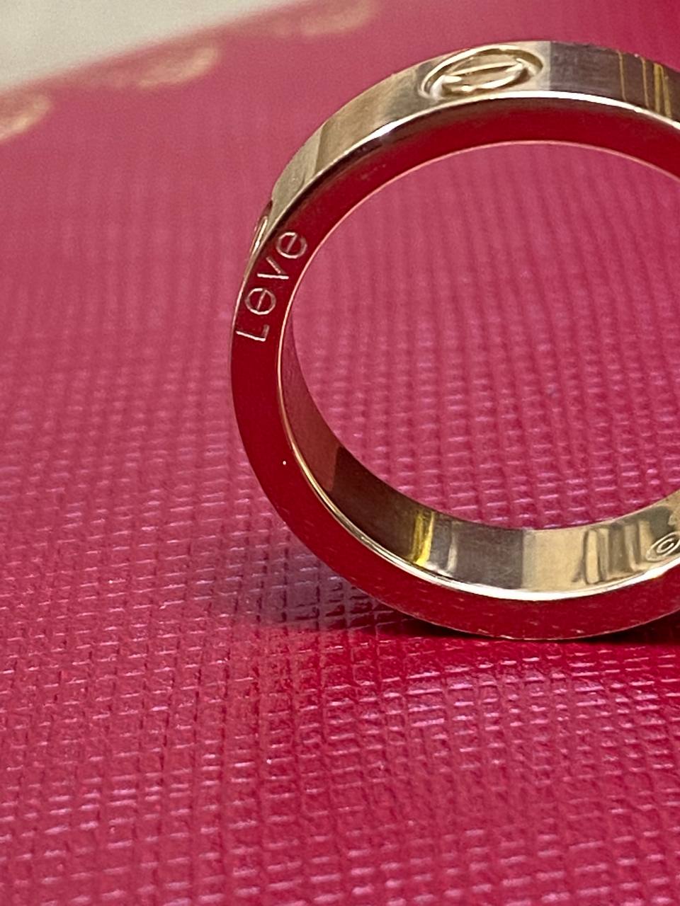 Кольцо Cartier Love (Rose Gold) — фото 7