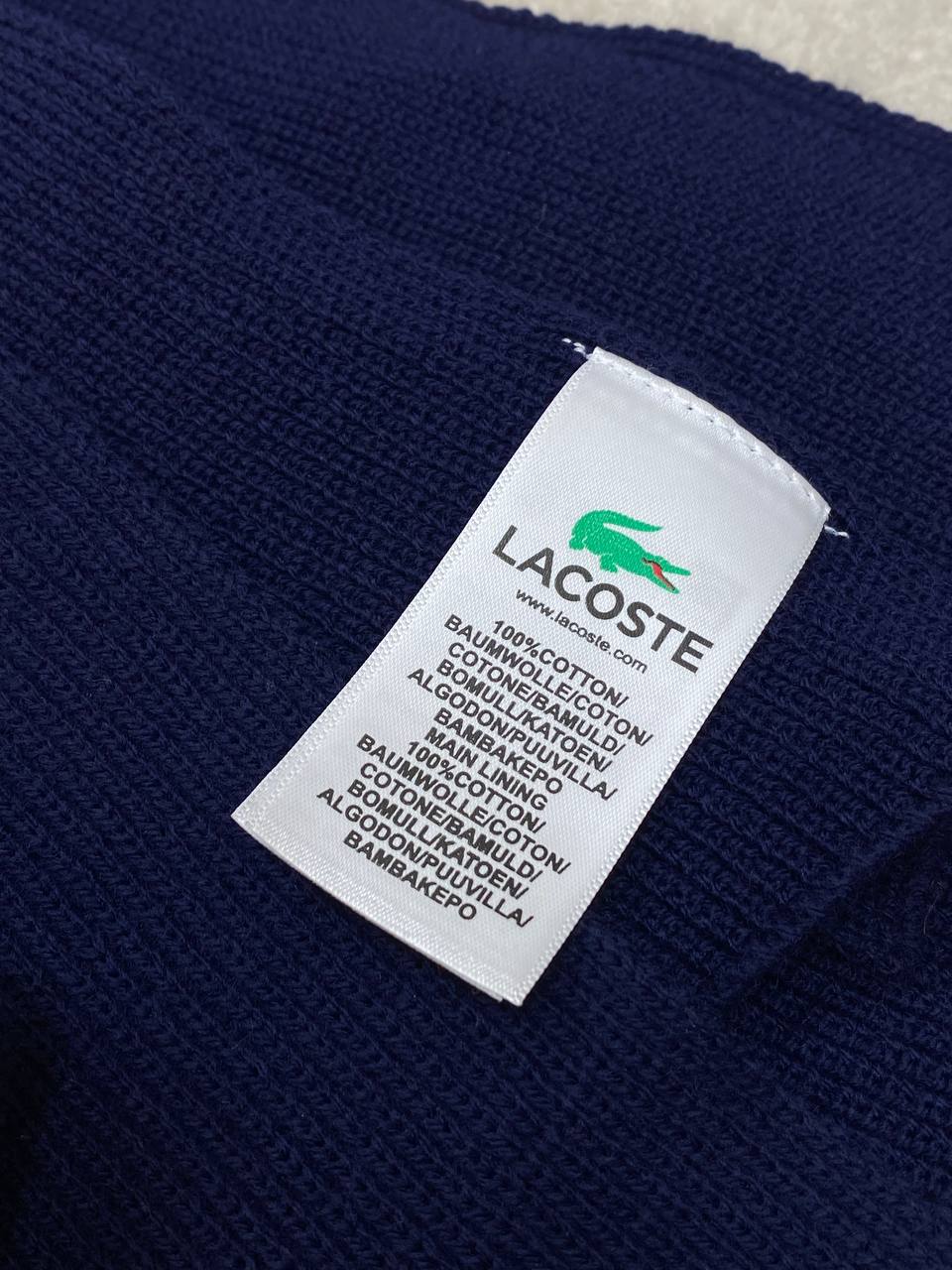 Комплект Шарф+Шапка Lacoste — фото 8