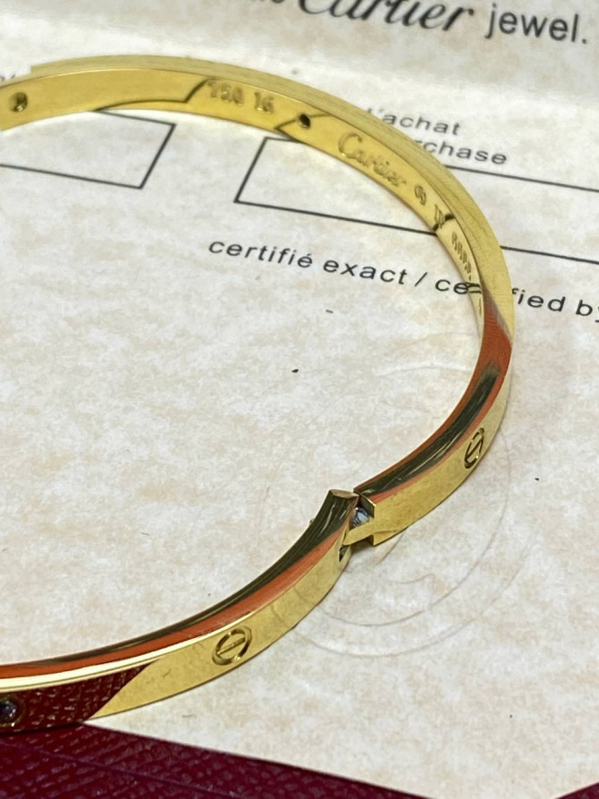 Браслет Cartier Love (камни) — изображение 8