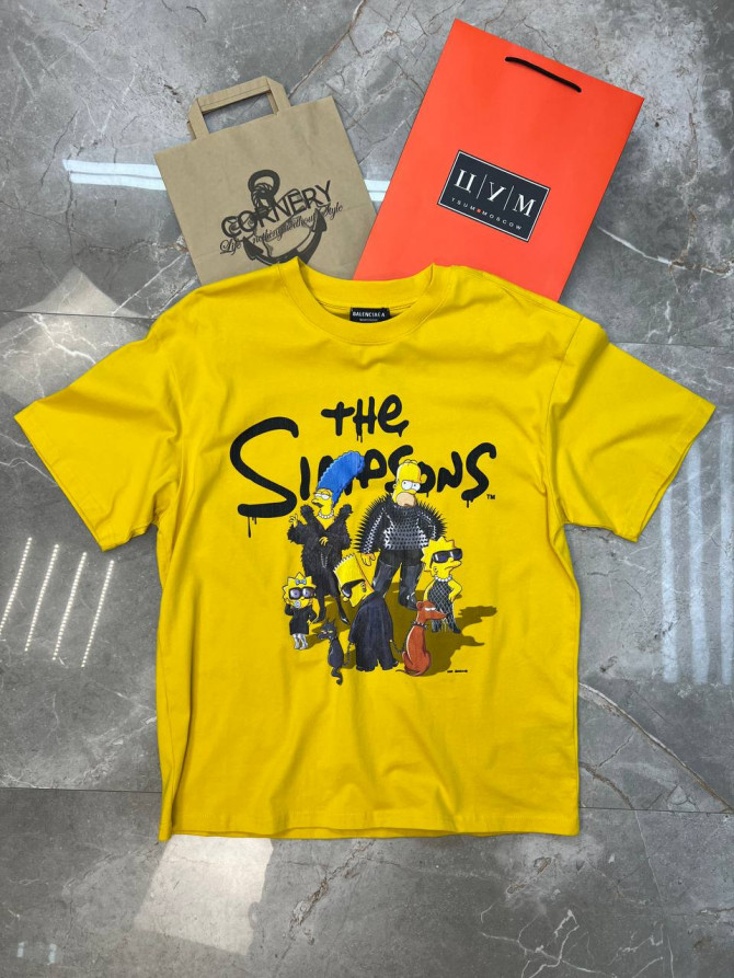Футболка Balenciaga x Simpsons