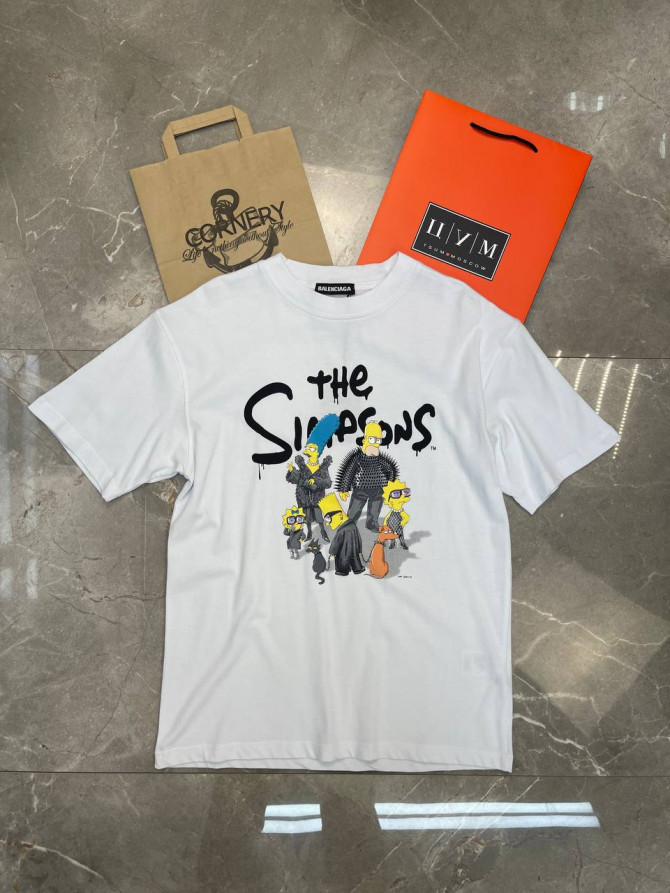 Футболка Balenciaga x Simpsons