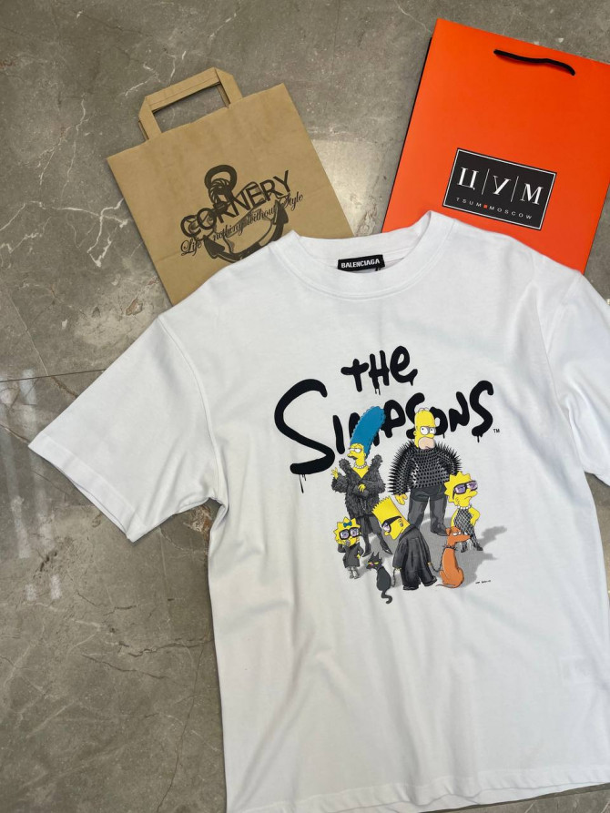 Футболка Balenciaga x Simpsons — изображение 4