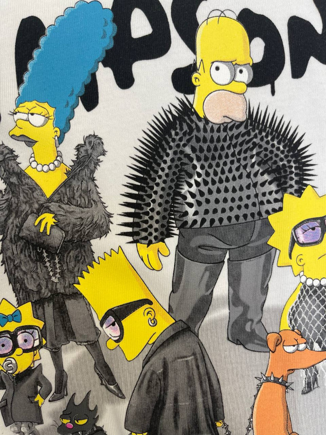 Футболка Balenciaga x Simpsons — изображение 9