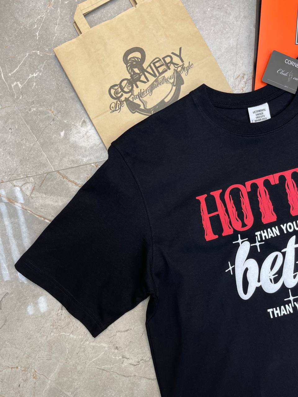 Футболка Vetements Hotter Then You'r Ex — фото 2
