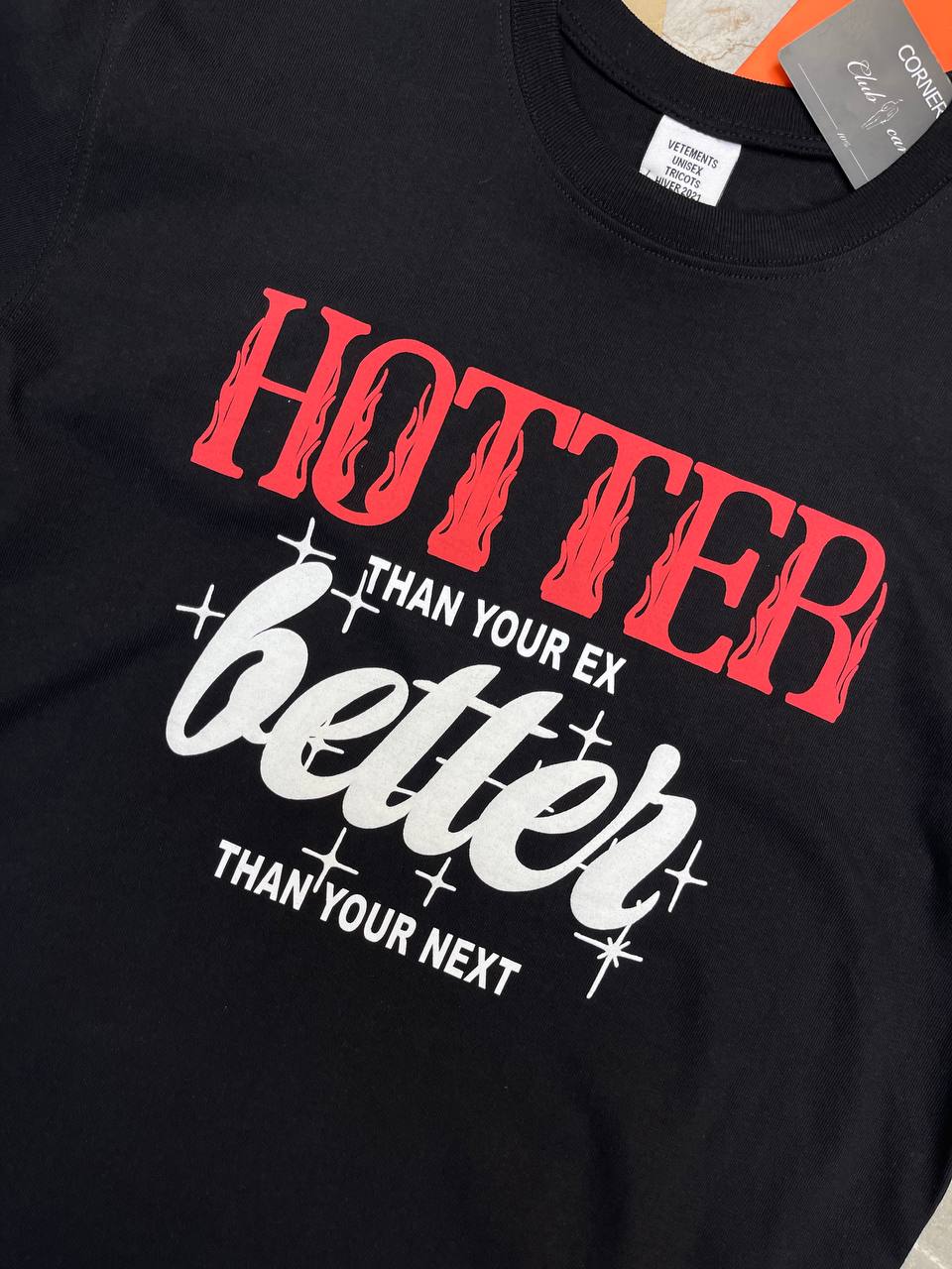 Футболка Vetements Hotter Then You'r Ex — фото 4